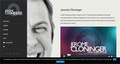 Desktop Screenshot of jeromecloninger.com